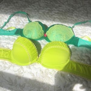 Set of 2: Aerie Padded Bras 32B